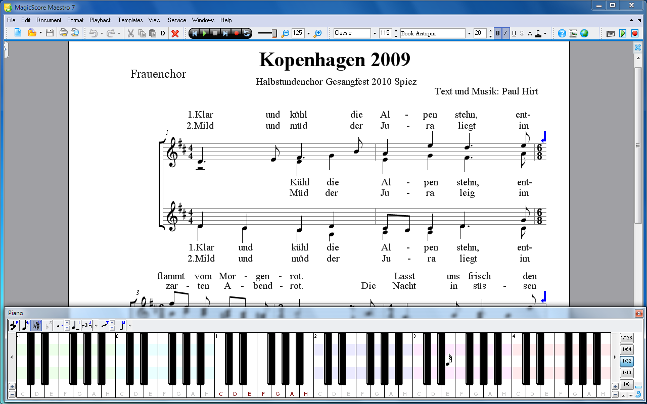Music Sheets Virtual Piano